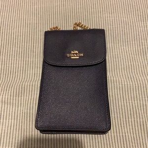 Navy blue Crossbody purse from Coach